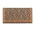 Fendi Zucca Continental Flap Wallet, front view